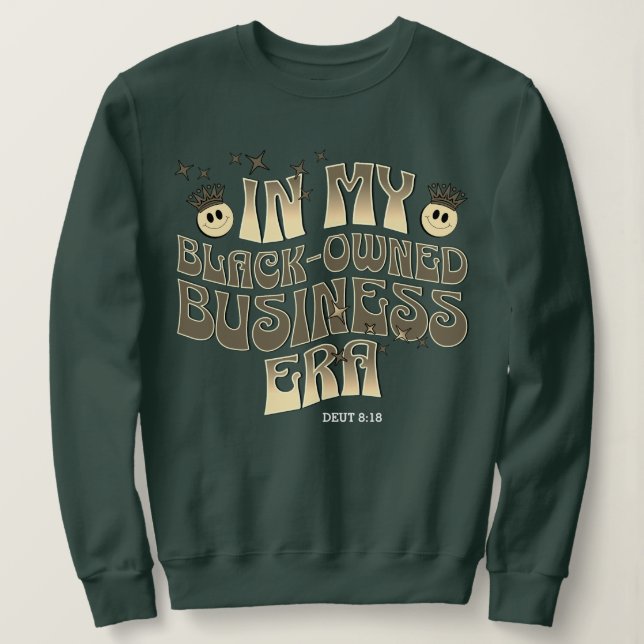 IN MEINEM SCHWARZEN EIGENEN GESCHÄFTSBEREICH ERA F SWEATSHIRT (Design vorne)