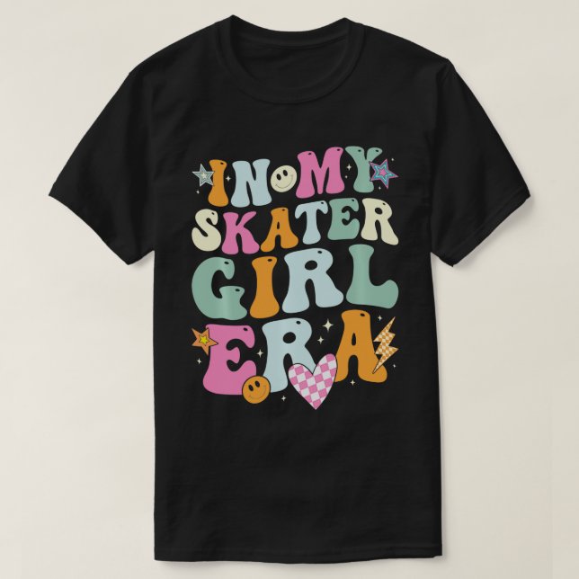 In meinem Skater Girl Era Retro for Girl Women T-Shirt (Design vorne)