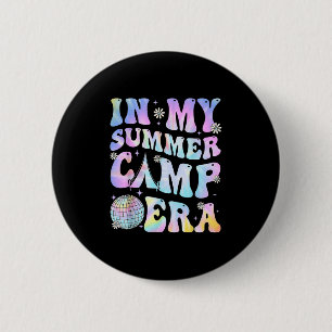In meinem Sommerlager Ära Camping Gefärbte Krawatt Button