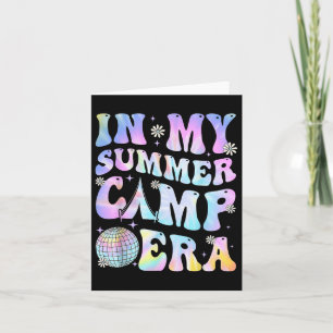 In meinem Sommerlager Ära Camping Gefärbte Krawatt Karte