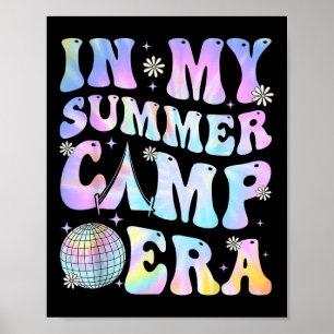 In meinem Sommerlager Ära Camping Gefärbte Krawatt Poster