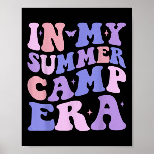 In meinem Sommerlager Ära Groovy Sommerurlaub Camp Poster