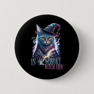 In meinem Spooky Hexenmeisterchen Halloween Cat-Ko Button