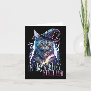 In meinem Spooky Hexenmeisterchen Halloween Cat-Ko Karte