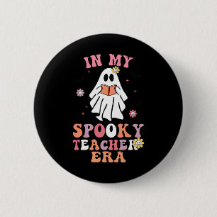 In meinem Spooky Lehrer Era Groovy Hippie Retro Gh Button