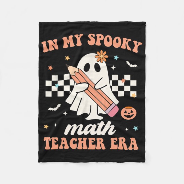 In meinem Spooky Mathe Lehrer Era Groovy Retro Hal Fleecedecke (Vorderseite)