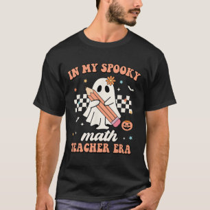 In meinem Spooky Mathe Lehrer Era Groovy Retro Hal T-Shirt
