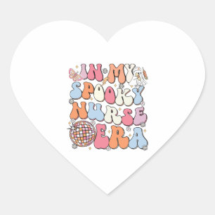 In meinem Spooky-Nurse-Shirt Halloween-Shirt Herz-Aufkleber