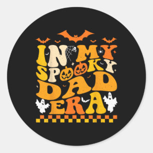 In meinem spöttischen Vater Era Halloween Funny Va Runder Aufkleber