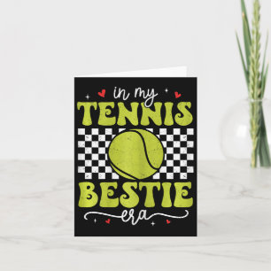 In meinem Tennis Bestie Era Groovy Retro Proud Ten Karte