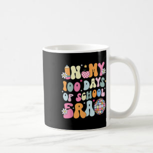 In meinen 100 Tagen der Schule Era Groovy Retro St Kaffeetasse