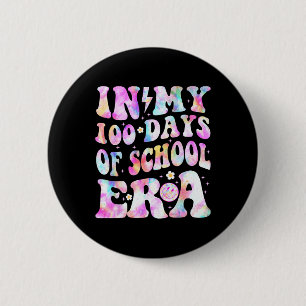 In meinen 100 Tagen der Schule Zeitalter Retro Läc Button