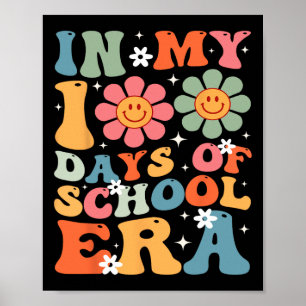 In meinen 100 Tagen Schulalter Lehrer Kinder 100 T Poster