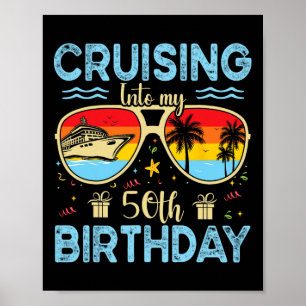 In meinen 50. Geburtstag kreuzen - 50. Geburtstag Poster
