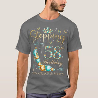 In meinen 58. Geburtstag mit Gottes Gnade und T-Shirt