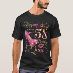 In meinen 58. Geburtstag treten wie Königin 58 Jah T-Shirt