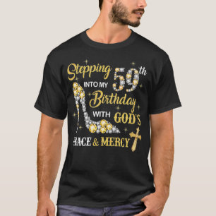 In meinen 59. Geburtstag mit Gottes Gnade und T-Shirt