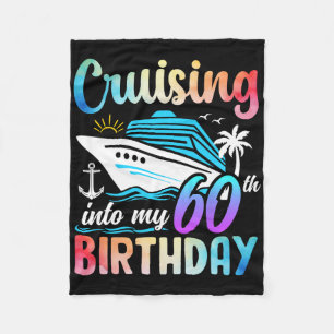 In meinen 60. Geburtstag cruisen 60 Jahre alt Gebu Fleecedecke