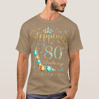 In meinen 80. Geburtstag mit Gottes Gnade und T-Shirt