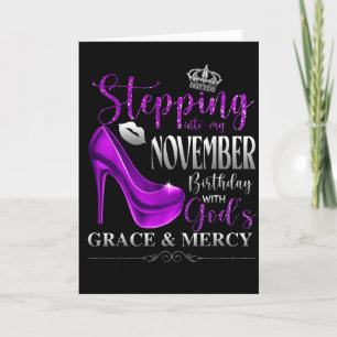 In meinen November-Geburtstag mit Gottes Gnade tre Karte