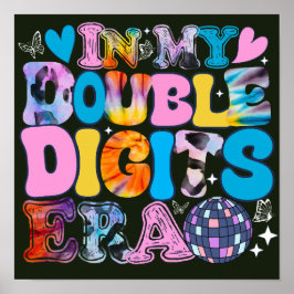 In meinen zweistelligen Ära Funny Birthday Poster