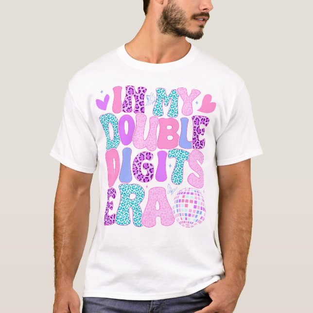 In meinen zweistelligen Zeitabständen Retro 10 Jah T-Shirt (Vorderseite)