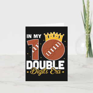 In meiner 10-Zweistellige-Ziffern-Ära-Fußball-10.- Karte