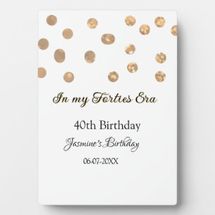 In meiner 40er-Ära feiert Golden dots Geburtstag Fotoplatte