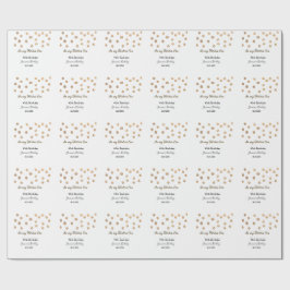 In meiner 40er-Ära feiert Golden dots Geburtstag Geschenkpapier