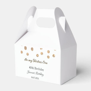 In meiner 40er-Ära feiert Golden dots Geburtstag Geschenkschachtel