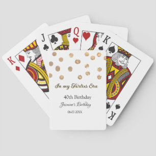In meiner 40er-Ära feiert Golden dots Geburtstag Spielkarten