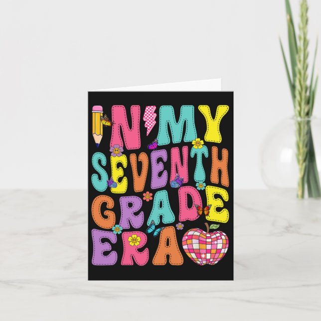 In meiner 7. Klasse Ära 7. Klasse zurück zur Schul Karte (Vorderseite)