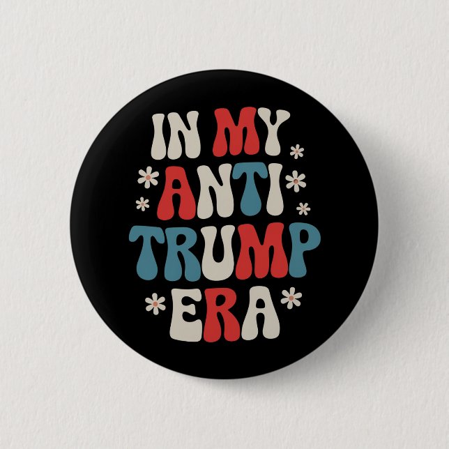 In meiner Anti-Trump-Ära 2024 Anti-MAGA Anti-Repub Button (Vorderseite)