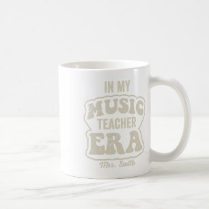 In meiner Ära als Musiklehrer Frau Smith Retro-Mus Kaffeetasse