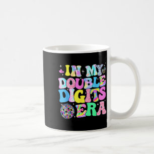 In meiner Ära der doppelten Ziffern Retro 10 Jahre Kaffeetasse
