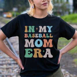 In meiner Baseball Mama Era Groovy Retro T-Shirt
