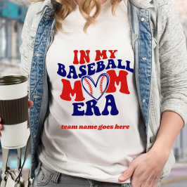IN MEINER BASEBALL-MAMA ERA VINTAG RETRO TEAM NAME T-Shirt