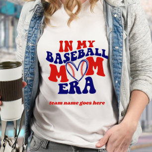IN MEINER BASEBALL-MAMA ERA VINTAG RETRO TEAM NAME T-Shirt