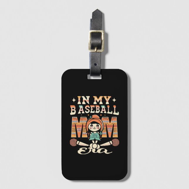 In meiner Baseball-Mama Gepäckanhänger (Vorderseite Vertikal)