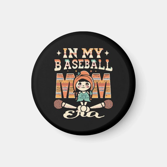 In meiner Baseball-Mama Magnet (Vorne)
