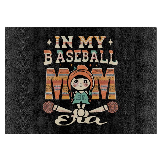 In meiner Baseball-Mama Schneidebrett (Vorderseite)