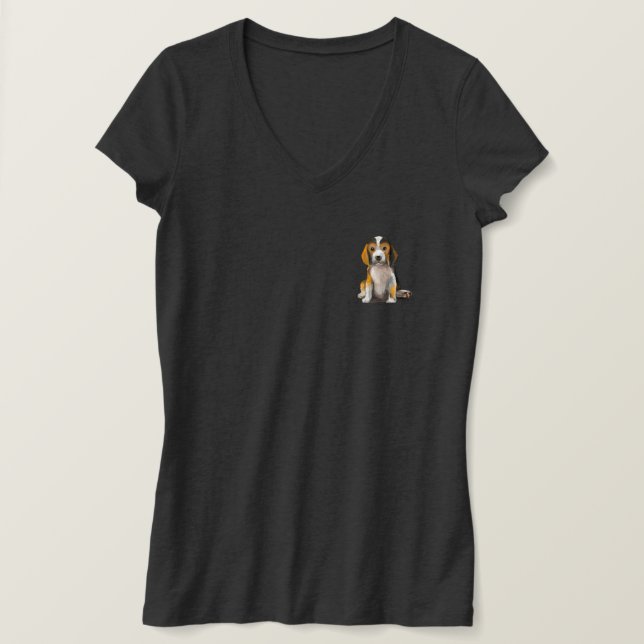 In meiner Beagle-Mama-Ära T-Shirt (Design vorne)