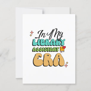 In meiner Bibliotheksassistenzzeit Postkarte