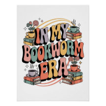 In meiner Bookworm-Ära - Retro Groovy 70's Ästheti