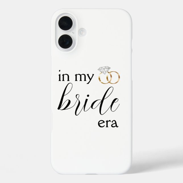 In meiner Bride-Ära Gold Bling Bachelorette Case-Mate iPhone Hülle (Rückseite)