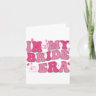 In meiner Bride Era Groovy Bachelorette Wedding En Karte