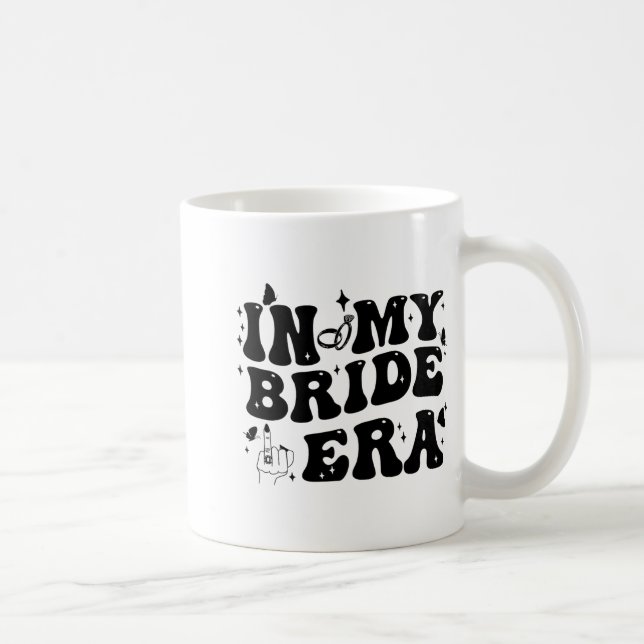 In meiner Bride Era Groovy Bride Junggeselinnen-Ab Kaffeetasse (Rechts)