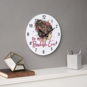 In meiner buchlichen Zeit Große Wanduhr
