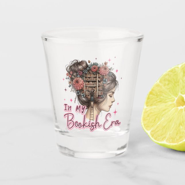 In meiner buchlichen Zeit Schnapsglas (Vorderseite)
