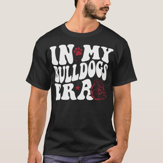 In meiner Bulldogs Ära for Red Bulldog Mascot Spor T-Shirt (Vorderseite)